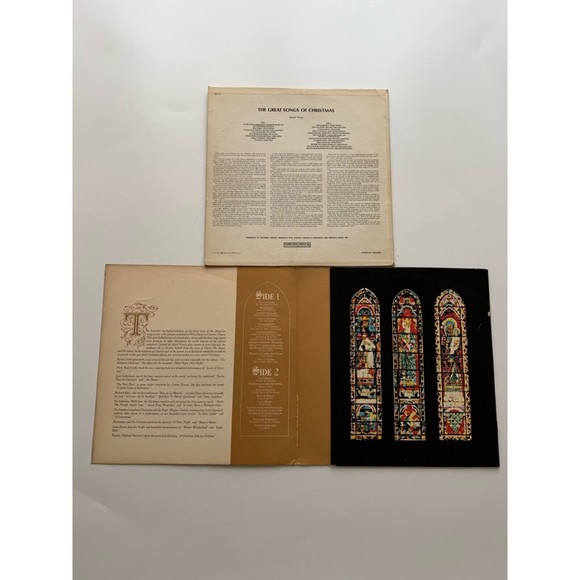 Great Songs Of Christmas LP Goodyear Album Three and Nine 1033 / 117 1969 EX - Picture 3 of 11